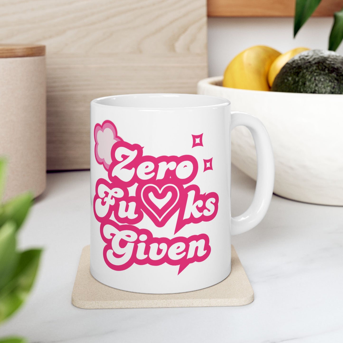 Mug - Zero F*cks Given Bold Self Love Ceramic Mug