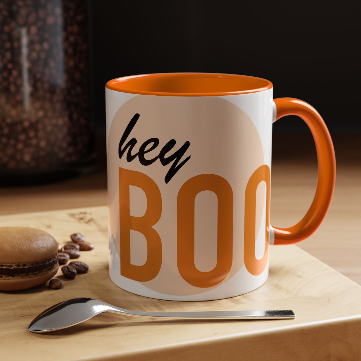 Mug - Hey BOO Halloween Accent Coffee Mug (11, 15oz)