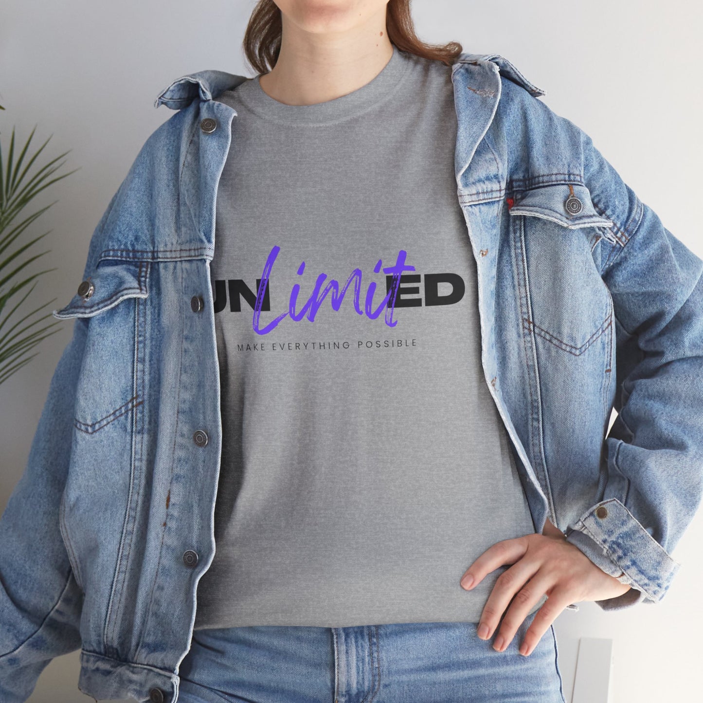 Unlimited Vibe Unisex Cotton Tee | Casual Wear, Gift for Friends, Motivational Shirt, Summer Style, Birthday Gift