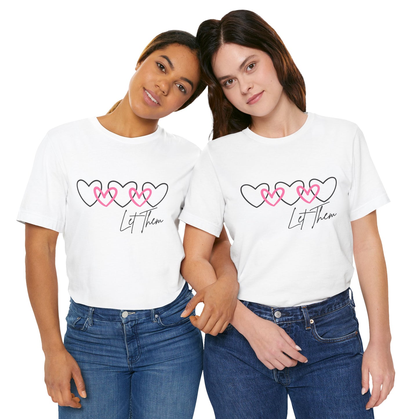 Let Them Love Unisex Tee - Heart Design