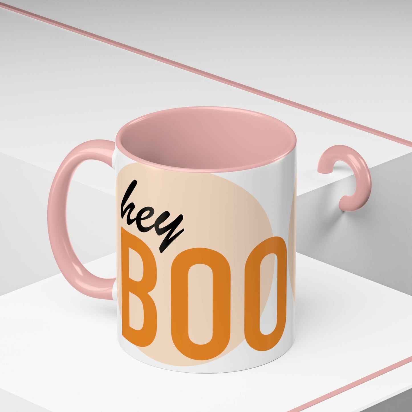 Mug - Hey BOO Halloween Accent Coffee Mug (11, 15oz)