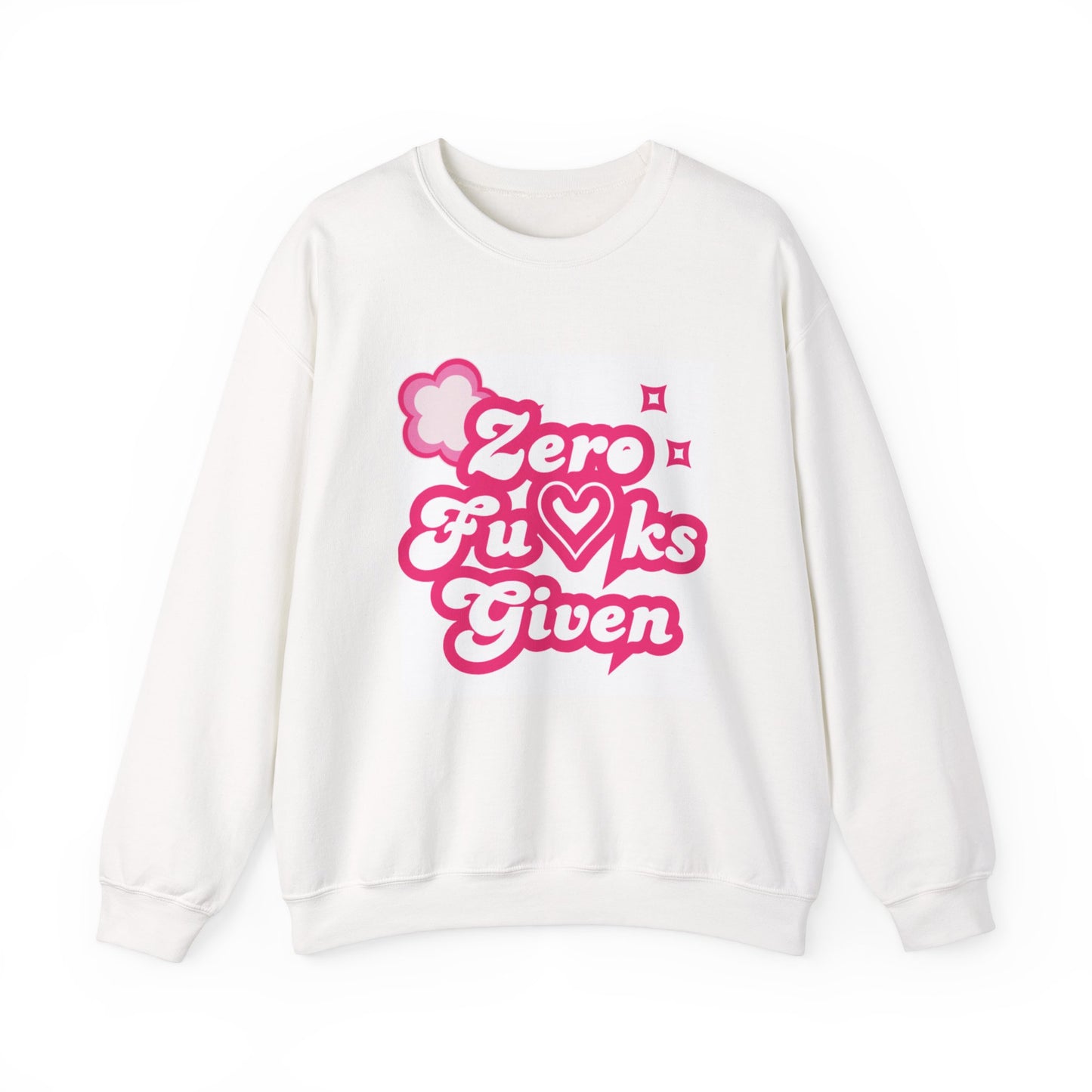 Pink Zero F*cks Given Sweatshirt