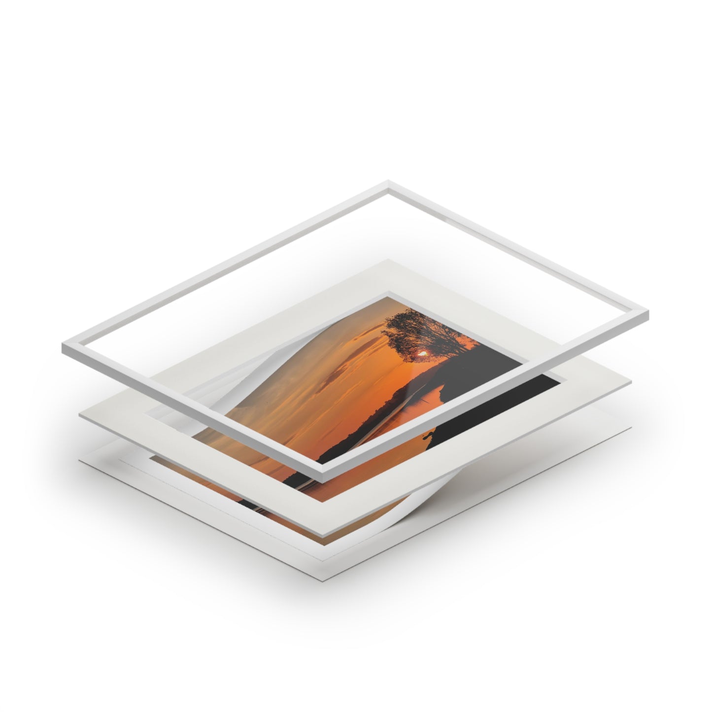 Art Print: Tranquil Scottish Sunset