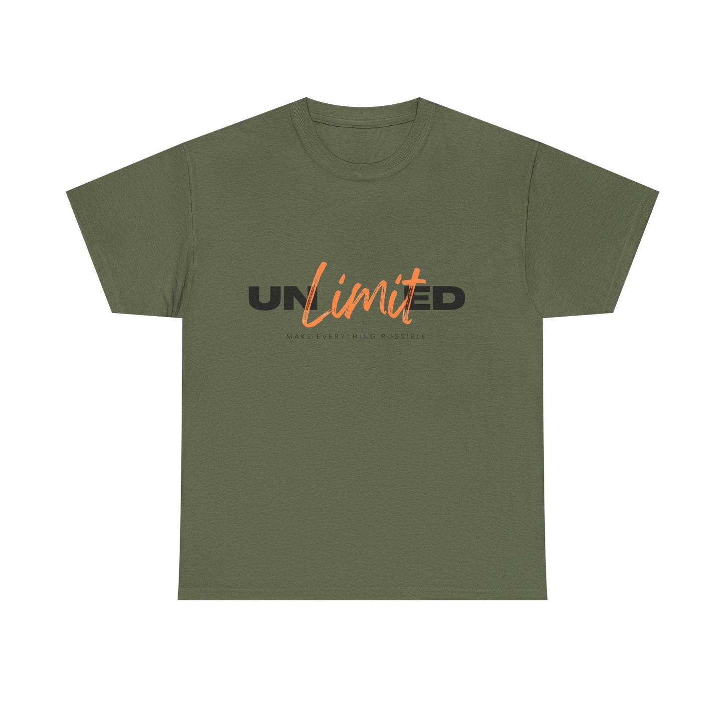 Unlimited Unisex Heavy Cotton Tee - Empowerment Shirt, Gift for Friends, Motivational Clothing, Casual Wear, Everyday T-Shirt