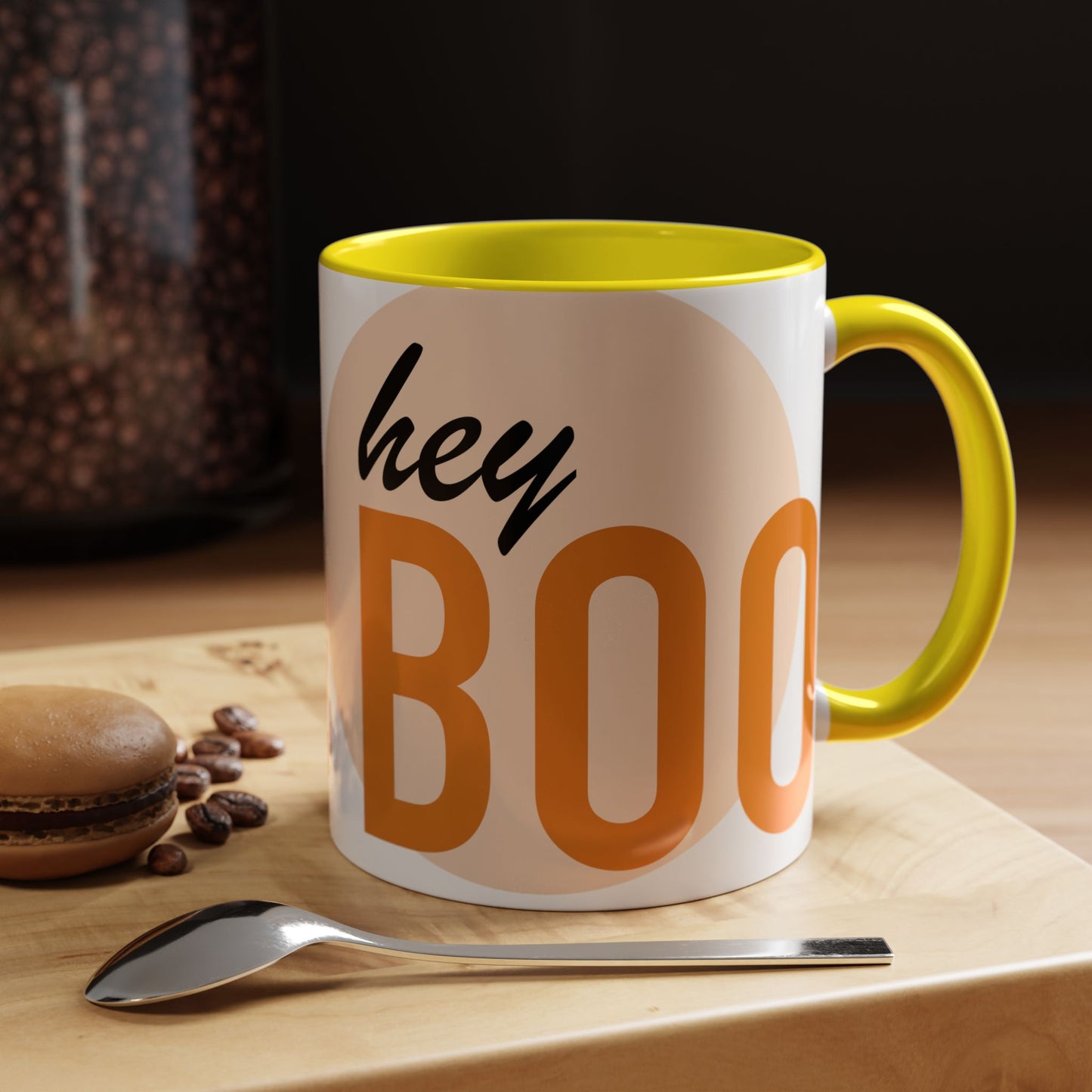 Mug - Hey BOO Halloween Accent Coffee Mug (11, 15oz)