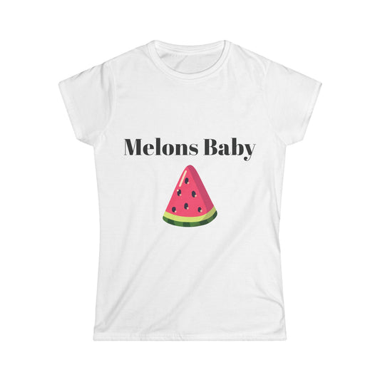Melons Baby Women's Softstyle Tee - Fun and Casual Summer Shirt