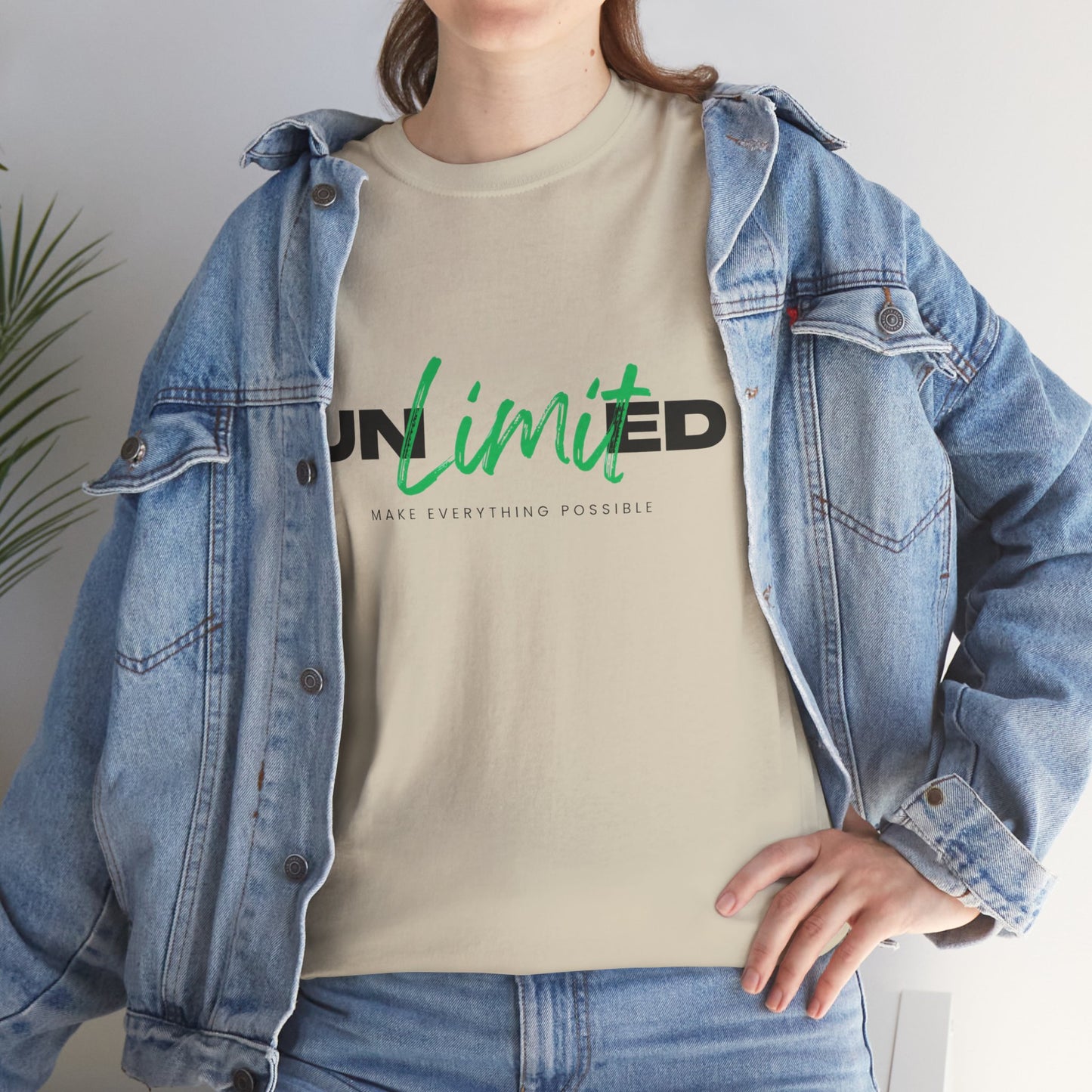 Unisex Cotton Tee - Unlimited Make Everything Possible Tee