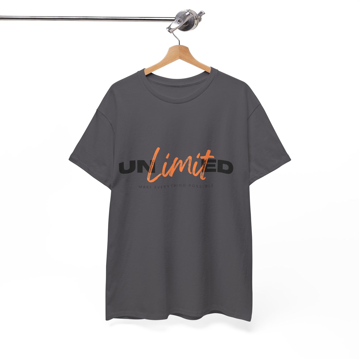 Unlimited Unisex Heavy Cotton Tee - Empowerment Shirt, Gift for Friends, Motivational Clothing, Casual Wear, Everyday T-Shirt