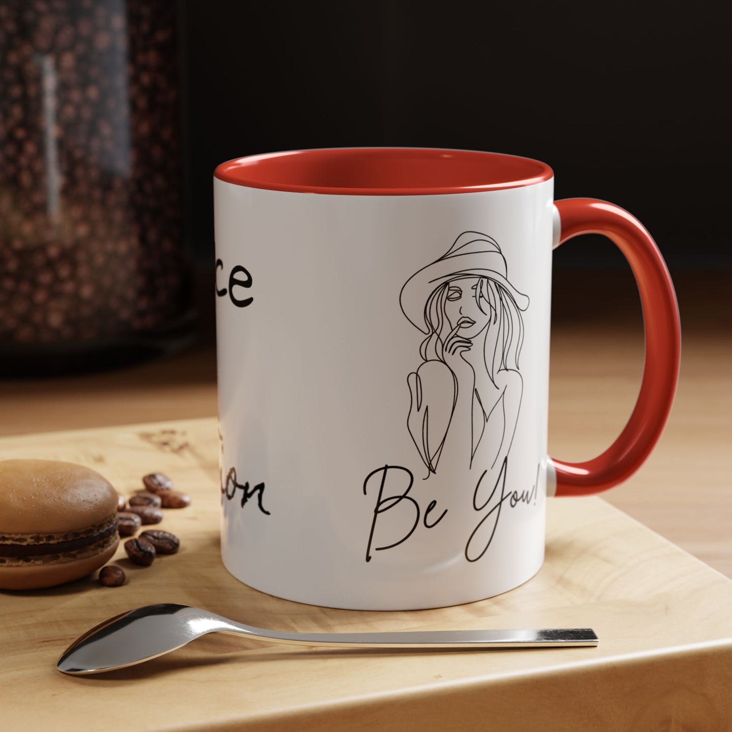 Inspirational Accent Coffee Mug - "Be You!" - 11oz & 15oz
