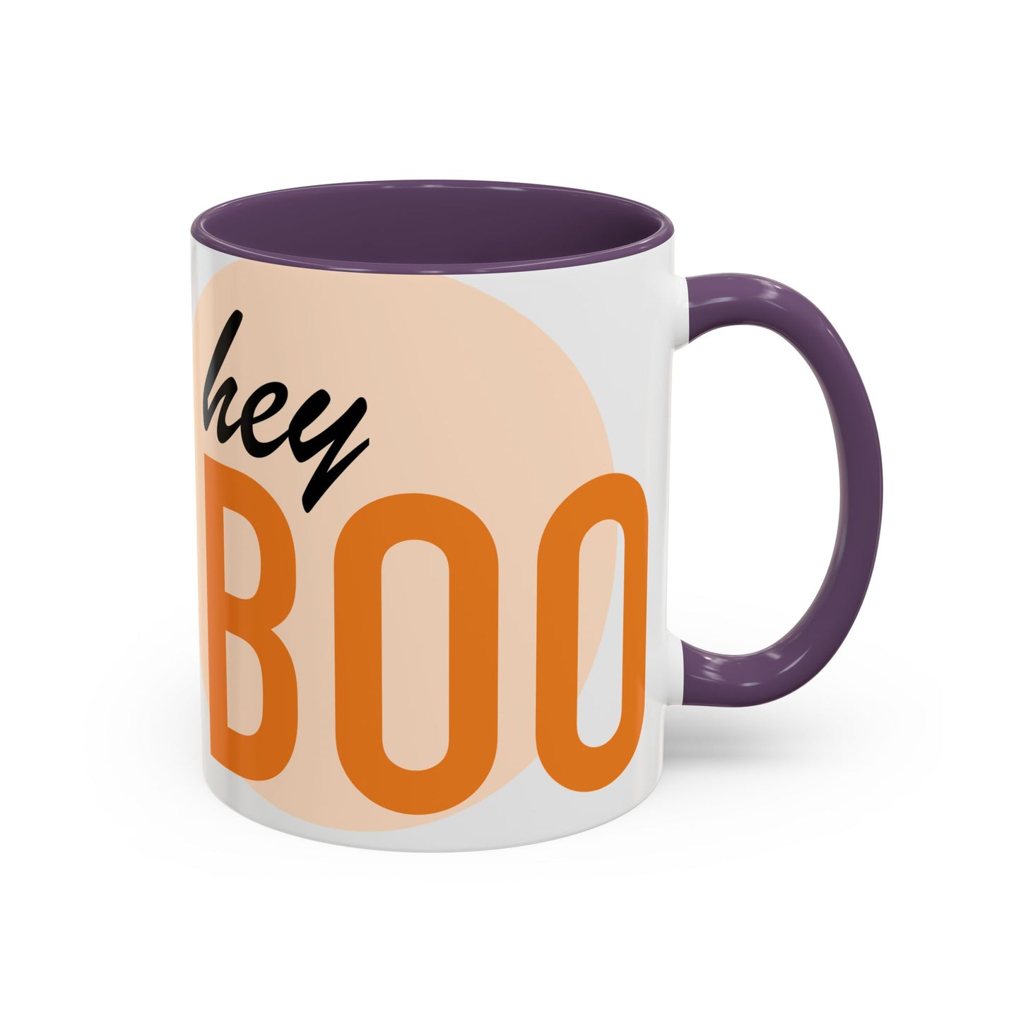 Mug - Hey BOO Halloween Accent Coffee Mug (11, 15oz)