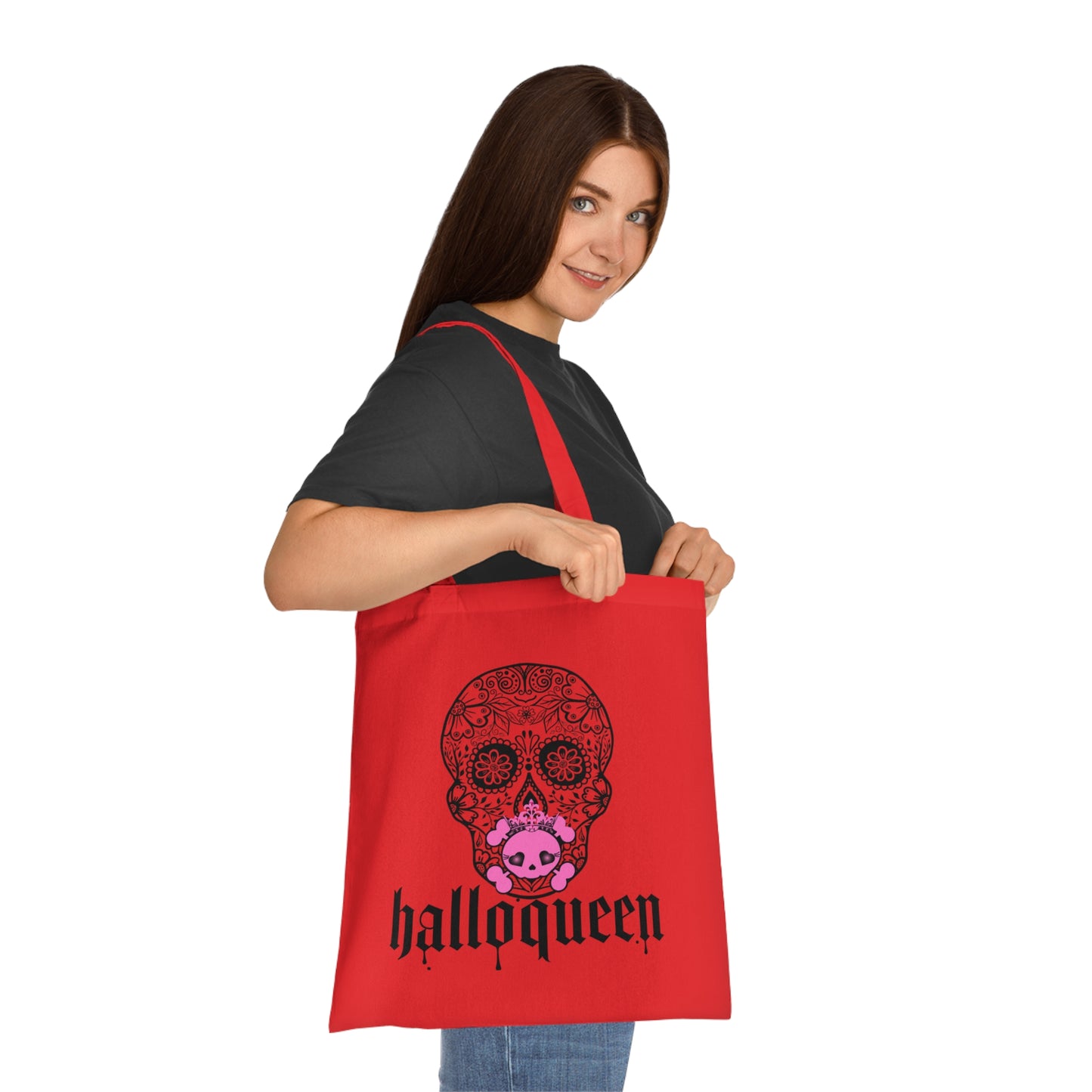 Cotton Tote HalloQueen Vibes