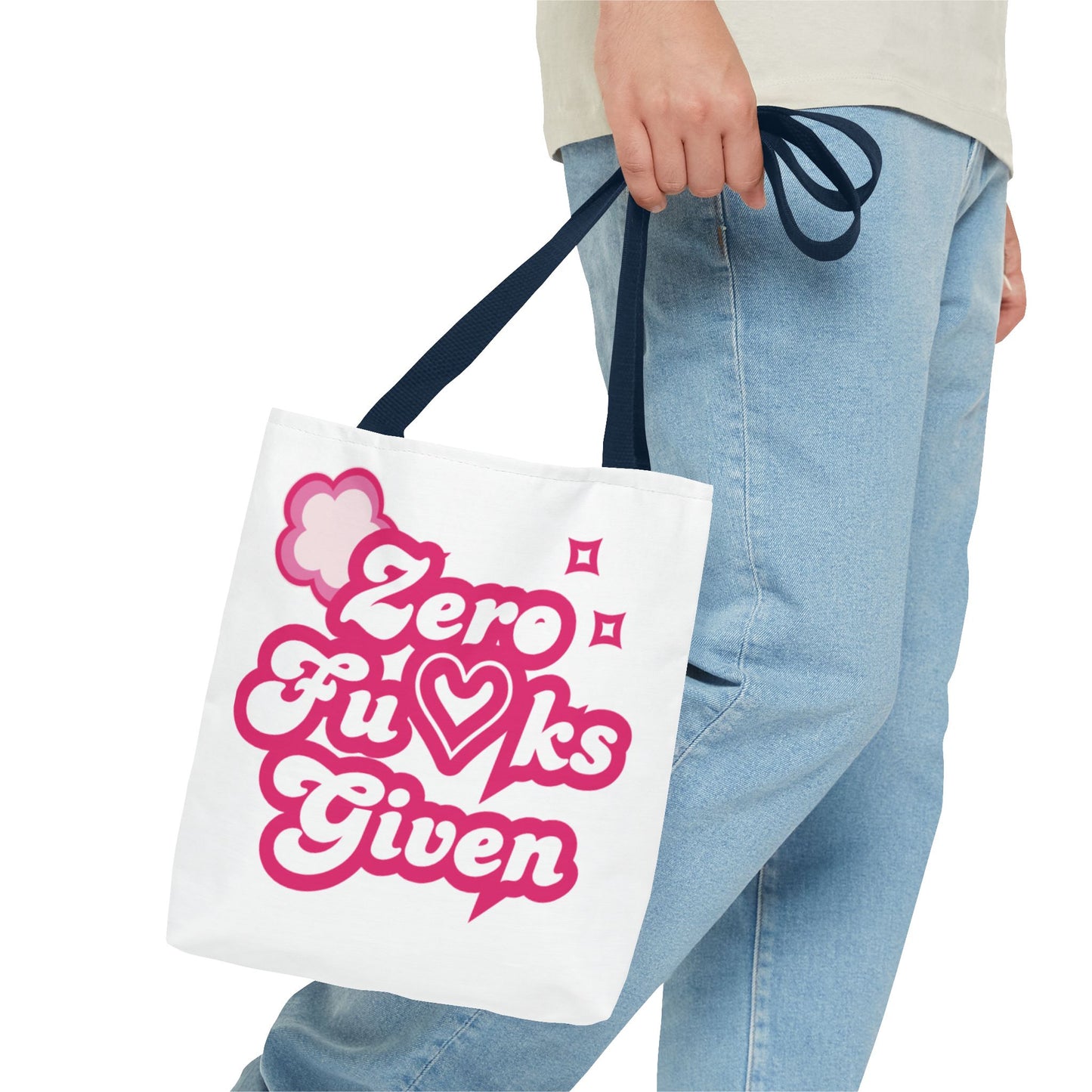 Zero F*cks Given Tote Bag - Fun and Sassy Statement Bag for Everyday Use!