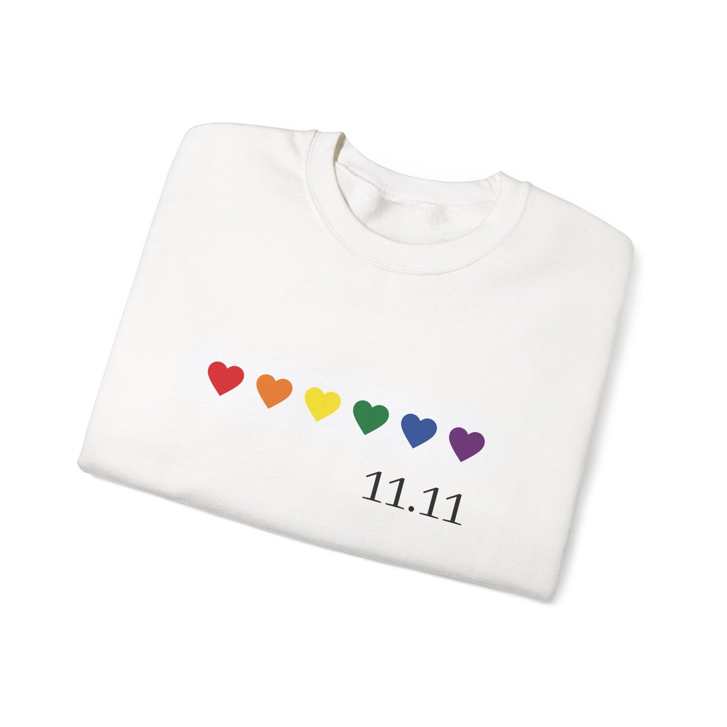 Colorful Hearts Angel Numbers Sweatshirt