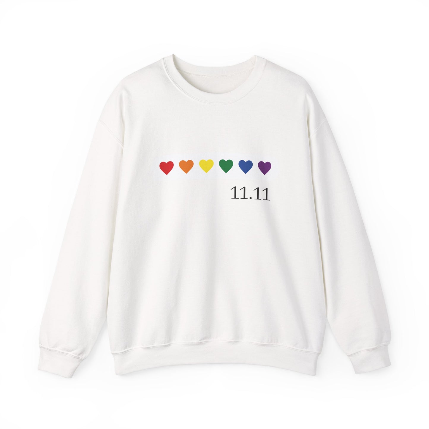 Colorful Hearts Angel Numbers Sweatshirt
