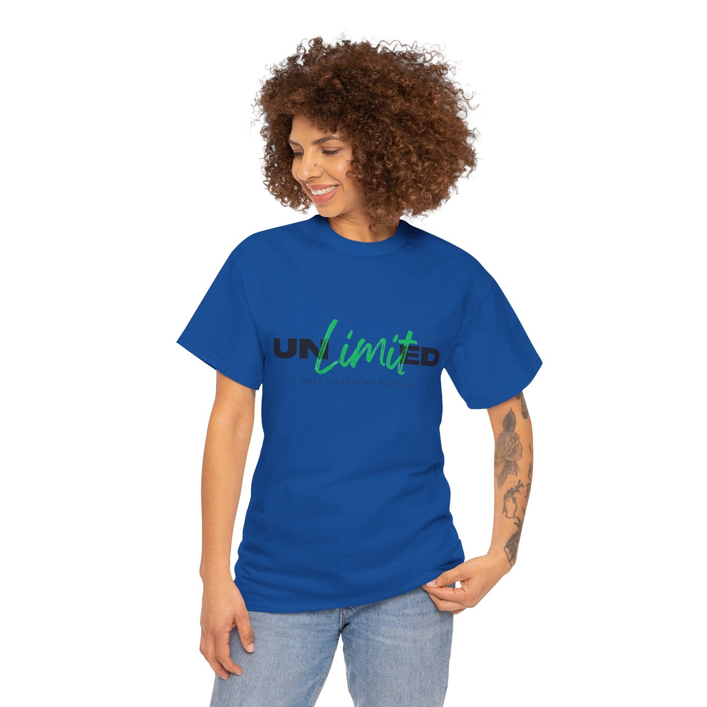 Unisex Cotton Tee - Unlimited Make Everything Possible Tee