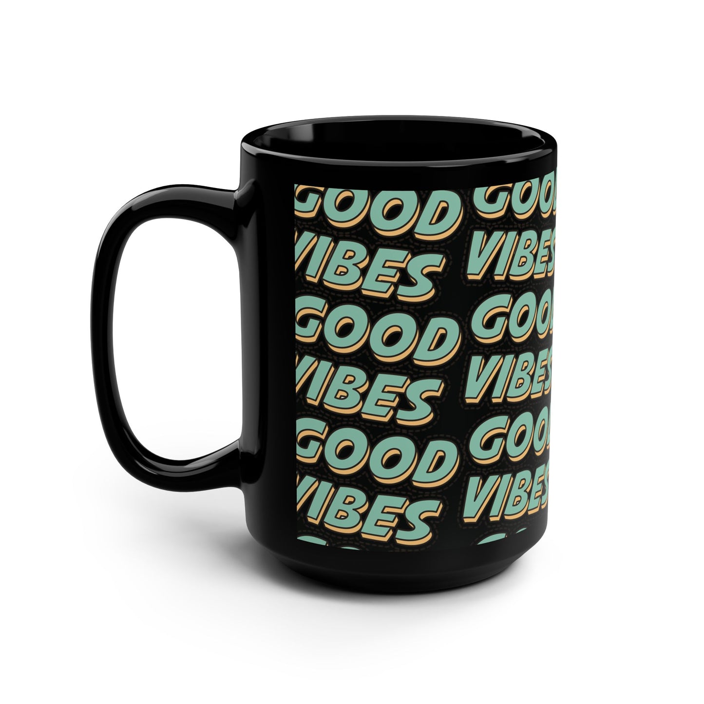 Good Vibes, Black Mug