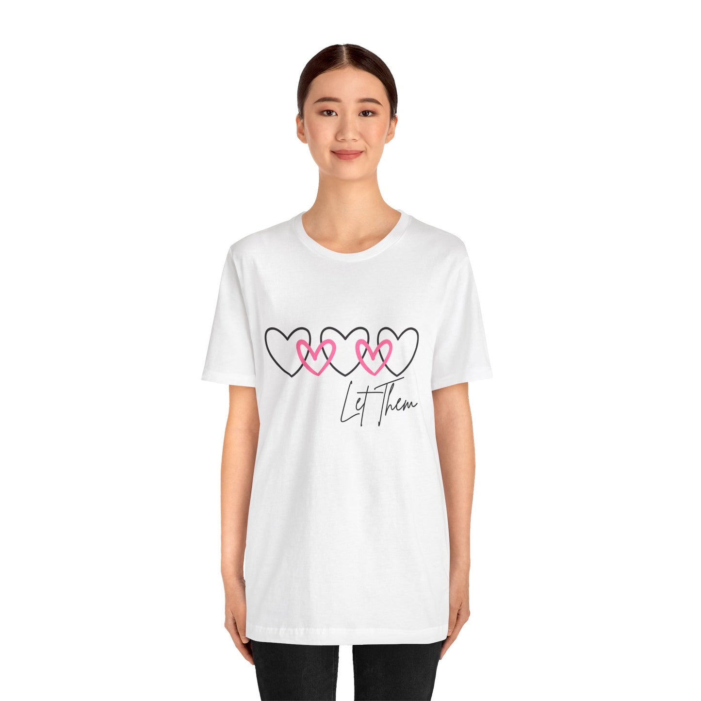Let Them Love Unisex Tee - Heart Design