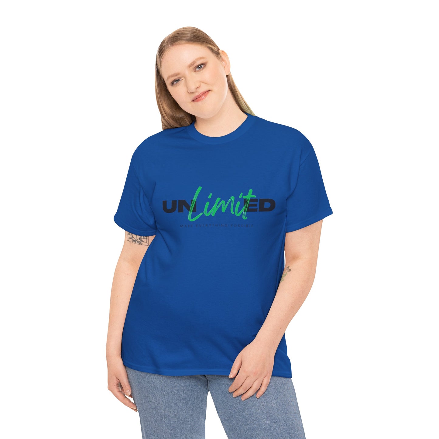 Unisex Cotton Tee - Unlimited Make Everything Possible Tee