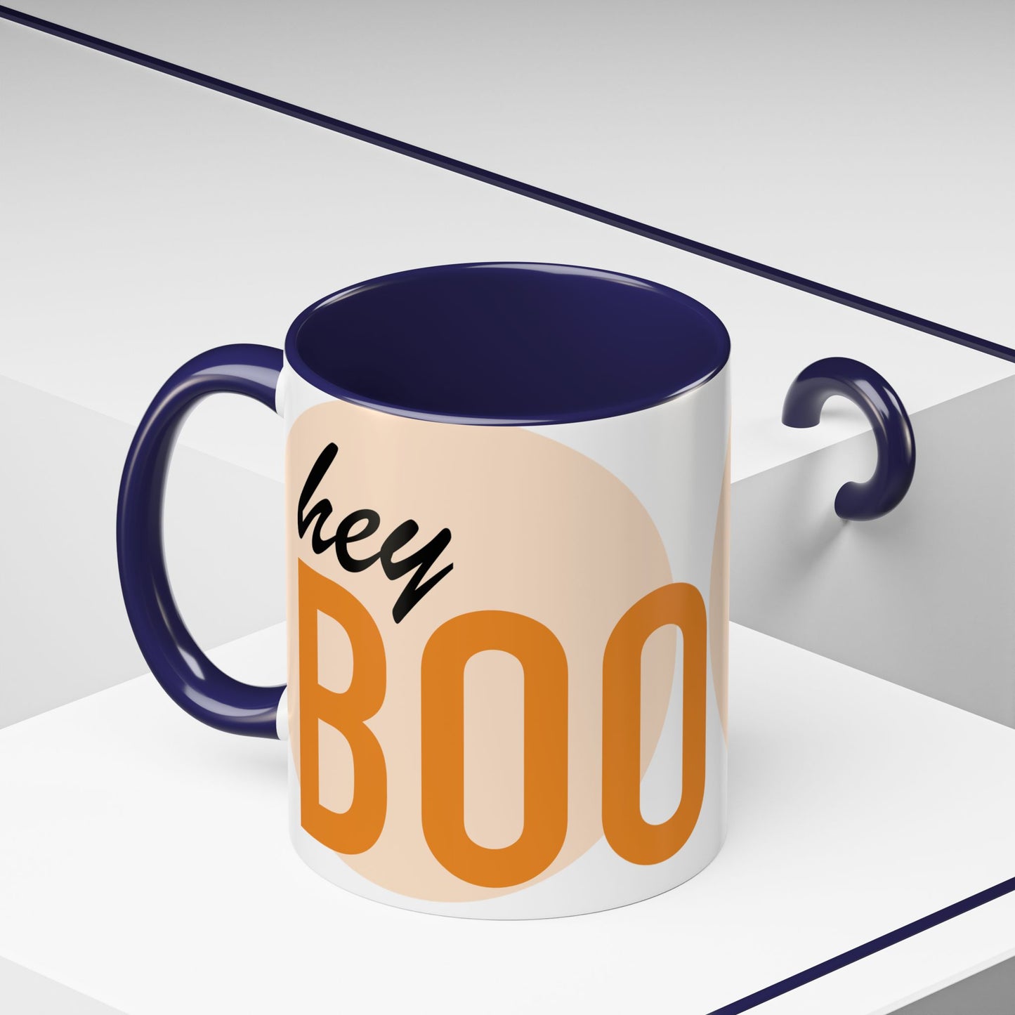 Mug - Hey BOO Halloween Accent Coffee Mug (11, 15oz)