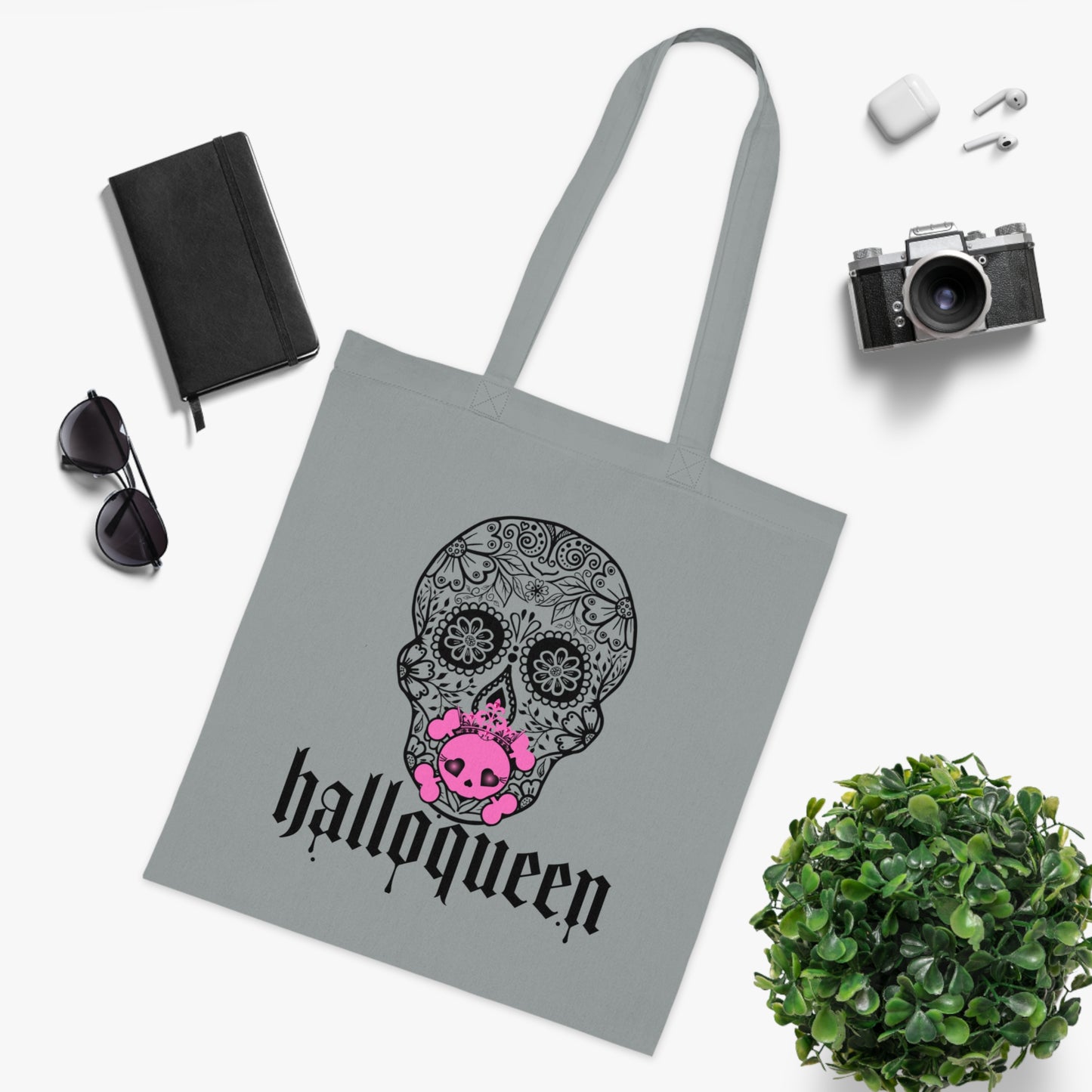 Cotton Tote HalloQueen Vibes