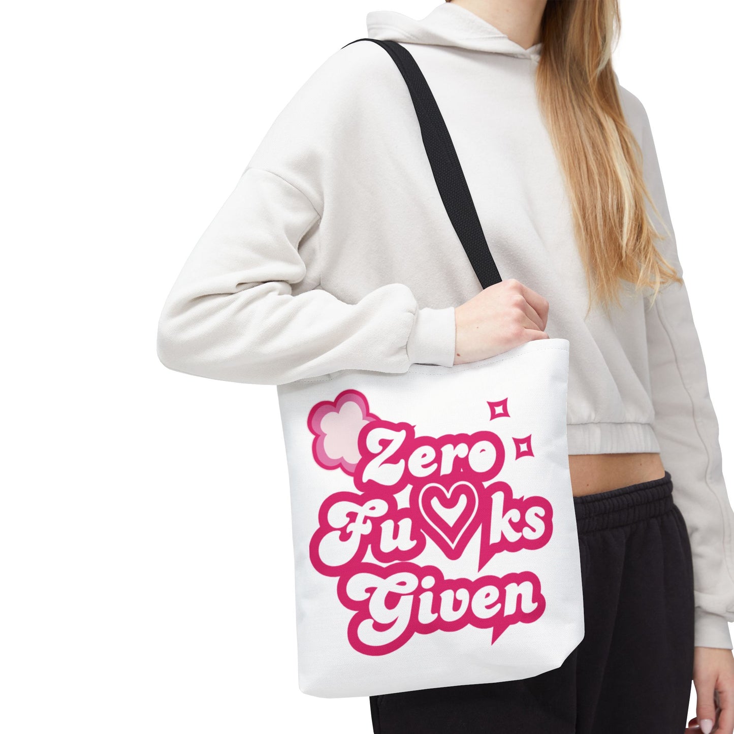 Zero F*cks Given Tote Bag - Fun and Sassy Statement Bag for Everyday Use!