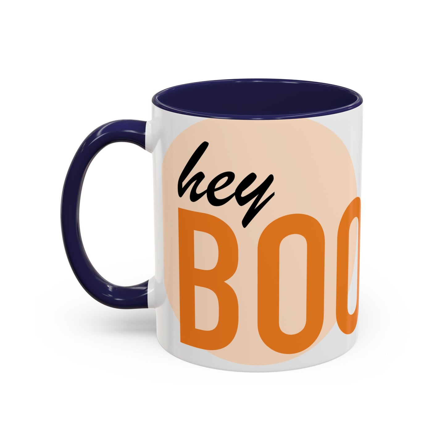 Mug - Hey BOO Halloween Accent Coffee Mug (11, 15oz)