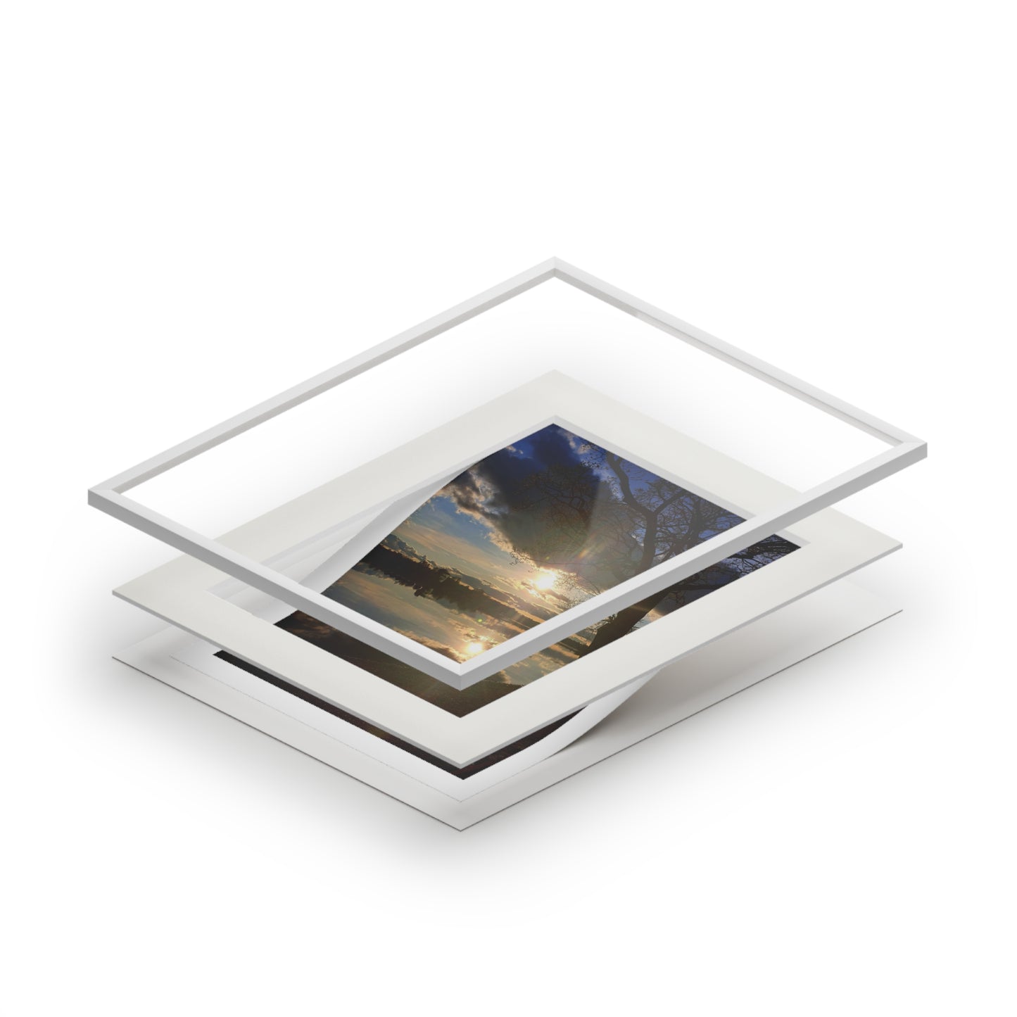 Fine Art Prints - Scottish Sunset Reflections