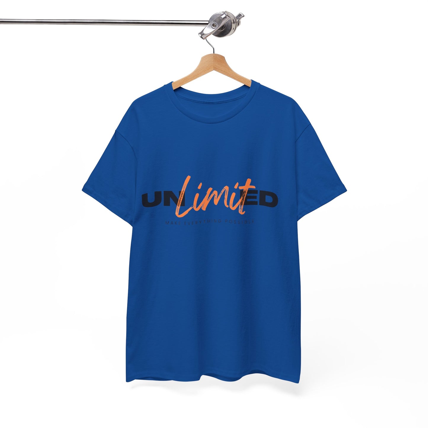Unlimited Unisex Heavy Cotton Tee - Empowerment Shirt, Gift for Friends, Motivational Clothing, Casual Wear, Everyday T-Shirt