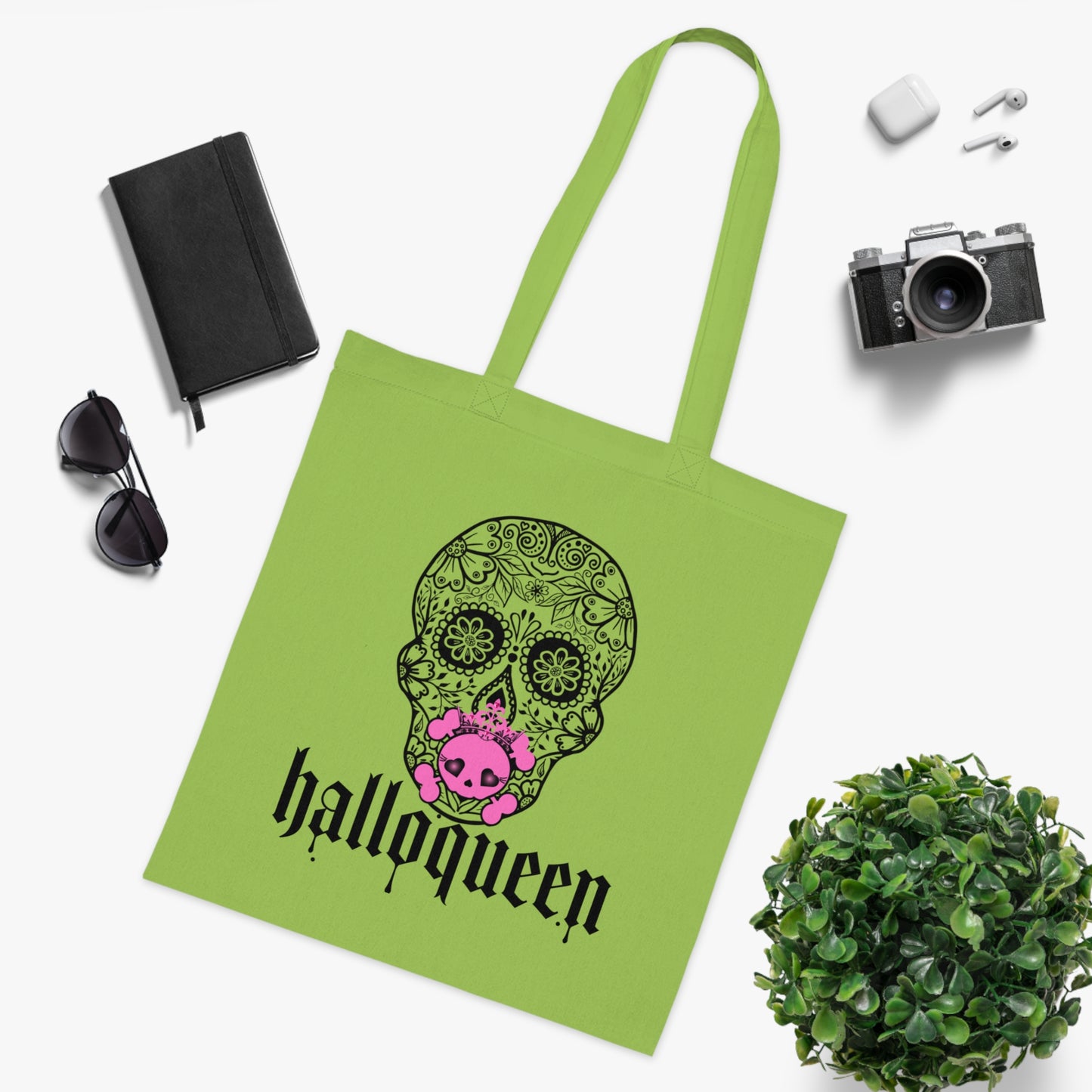 Cotton Tote HalloQueen Vibes