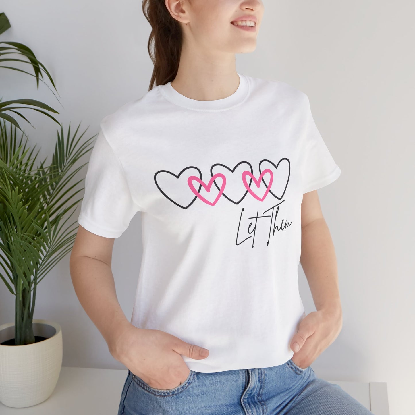 Let Them Love Unisex Tee - Heart Design