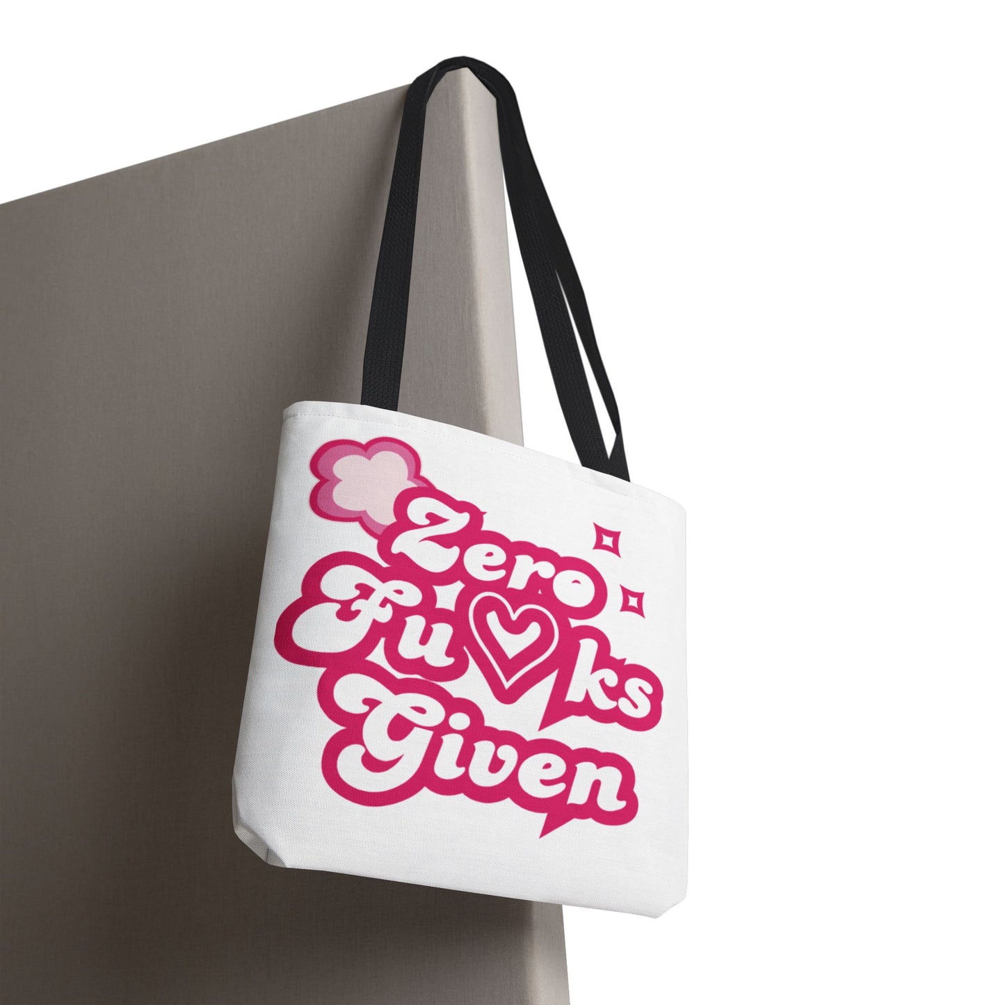 Zero F*cks Given Tote Bag - Fun and Sassy Statement Bag for Everyday Use!