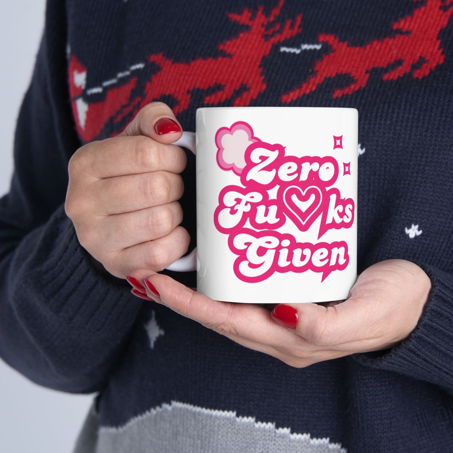 Mug - Zero F*cks Given Bold Self Love Ceramic Mug