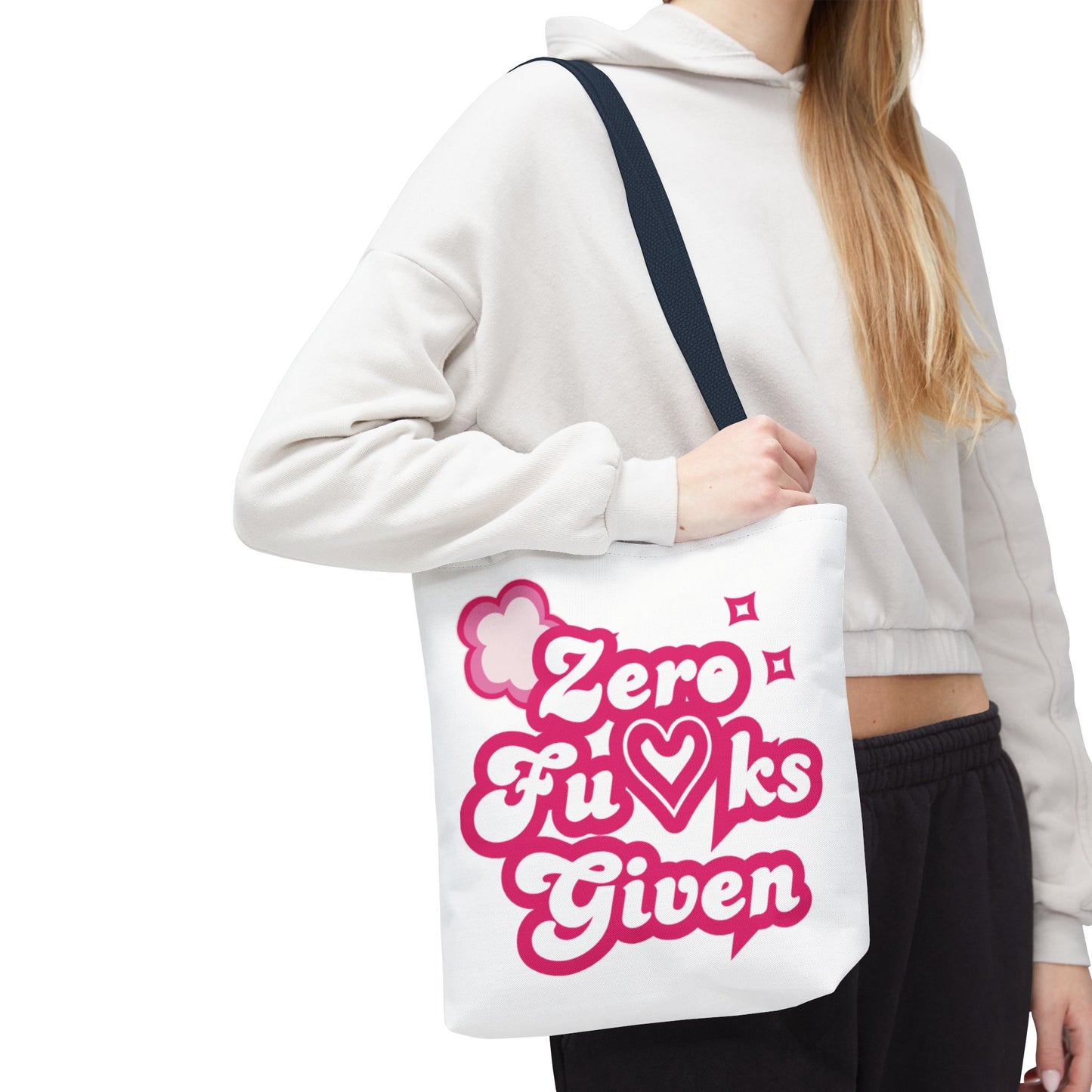 Zero F*cks Given Tote Bag - Fun and Sassy Statement Bag for Everyday Use!