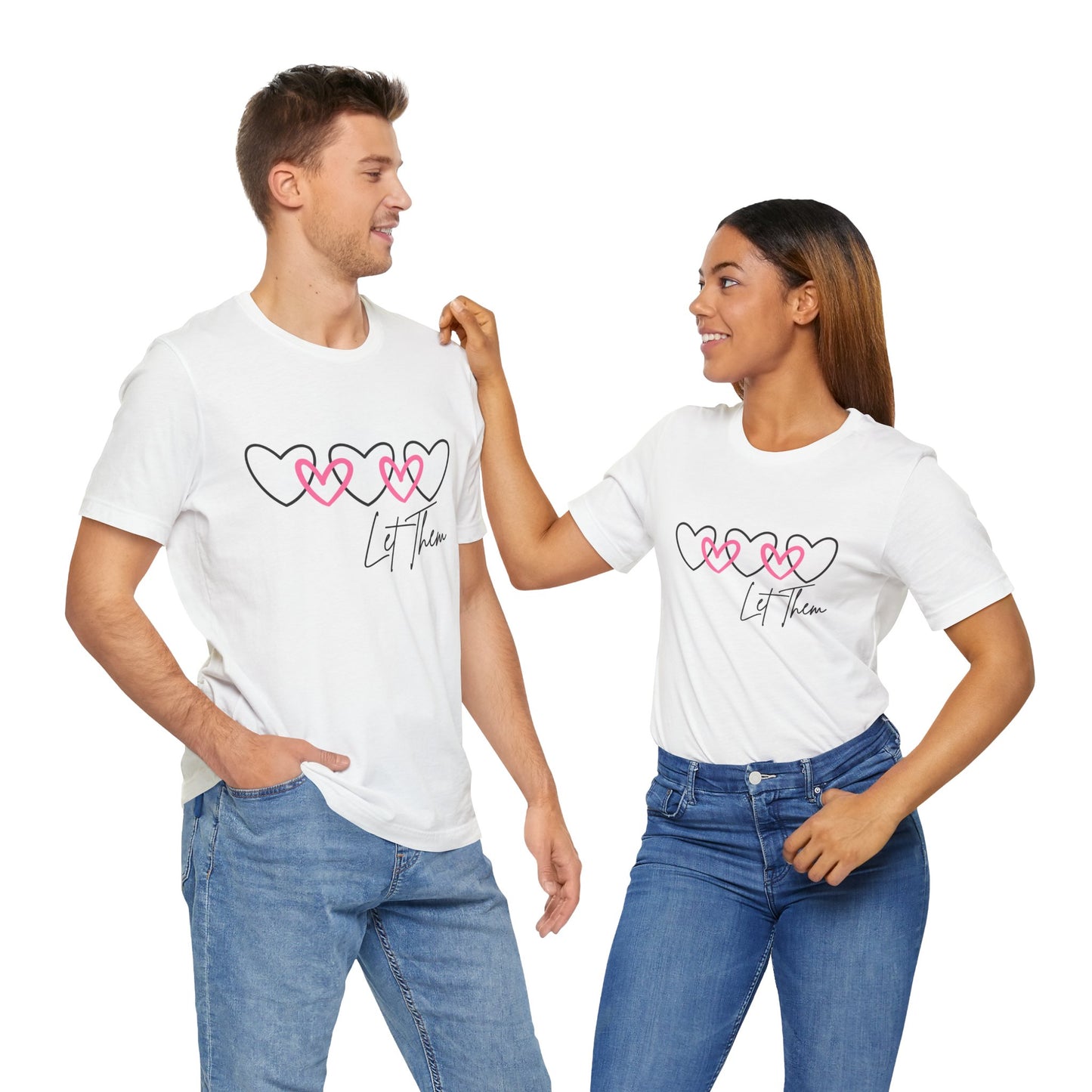 Let Them Love Unisex Tee - Heart Design