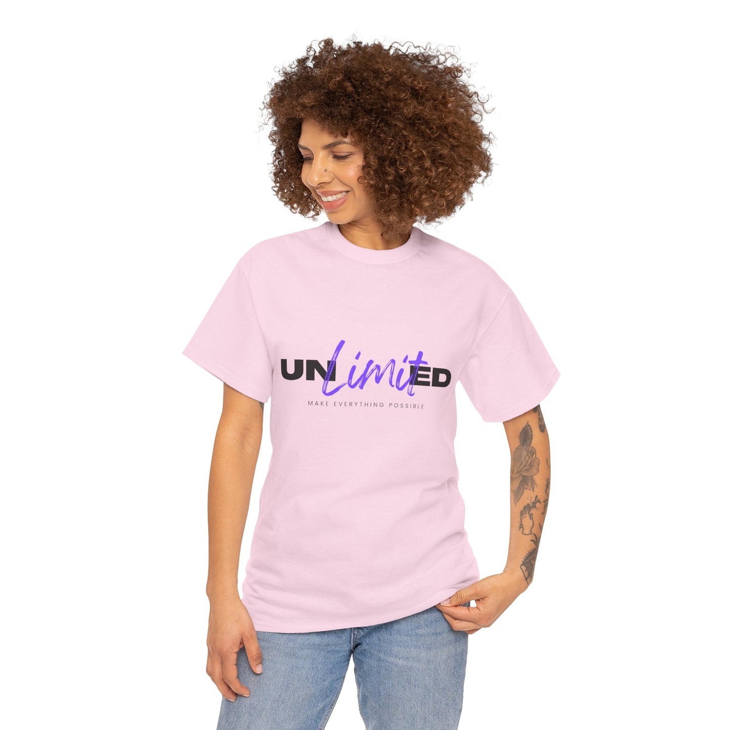 Unlimited Vibe Unisex Cotton Tee | Casual Wear, Gift for Friends, Motivational Shirt, Summer Style, Birthday Gift