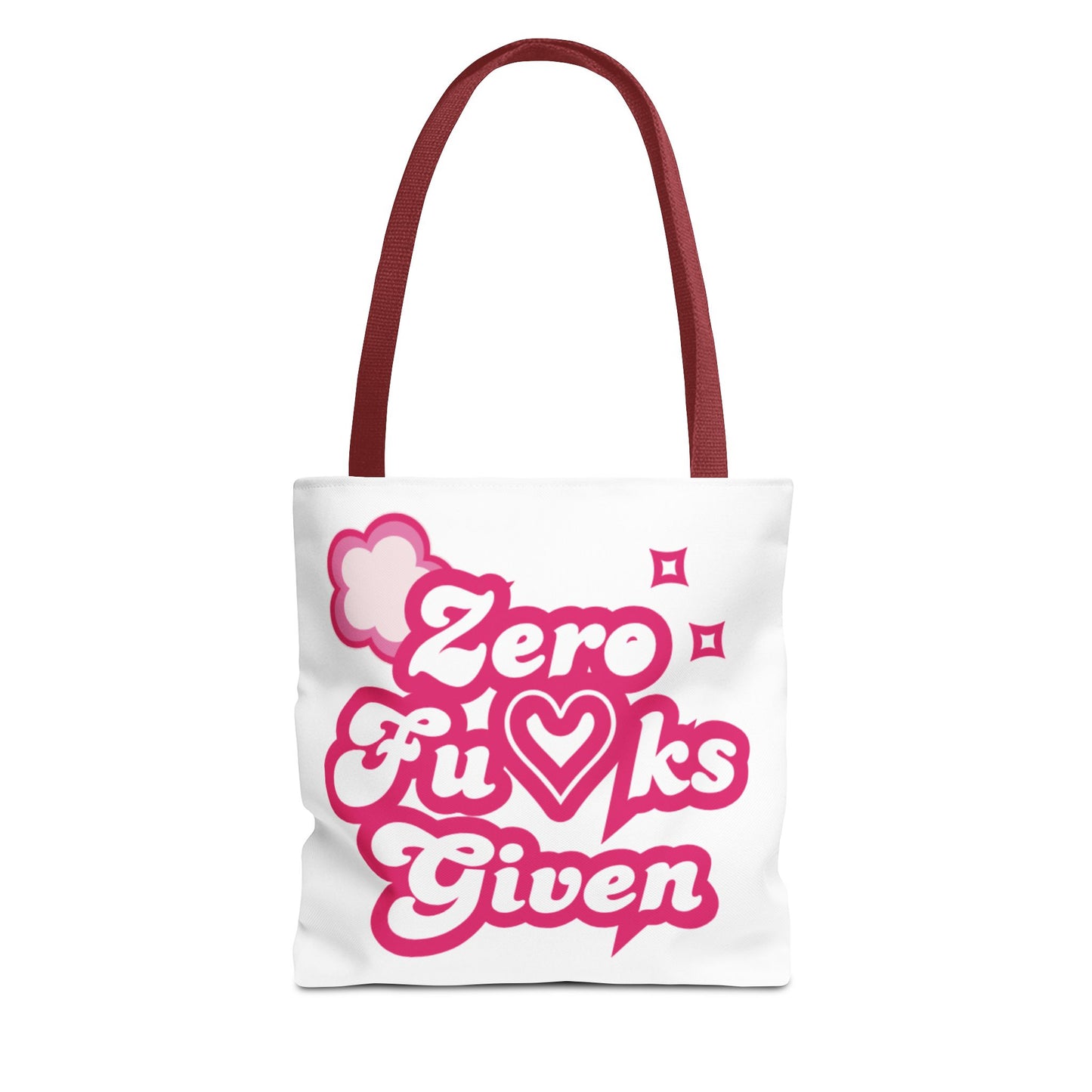 Zero F*cks Given Tote Bag - Fun and Sassy Statement Bag for Everyday Use!