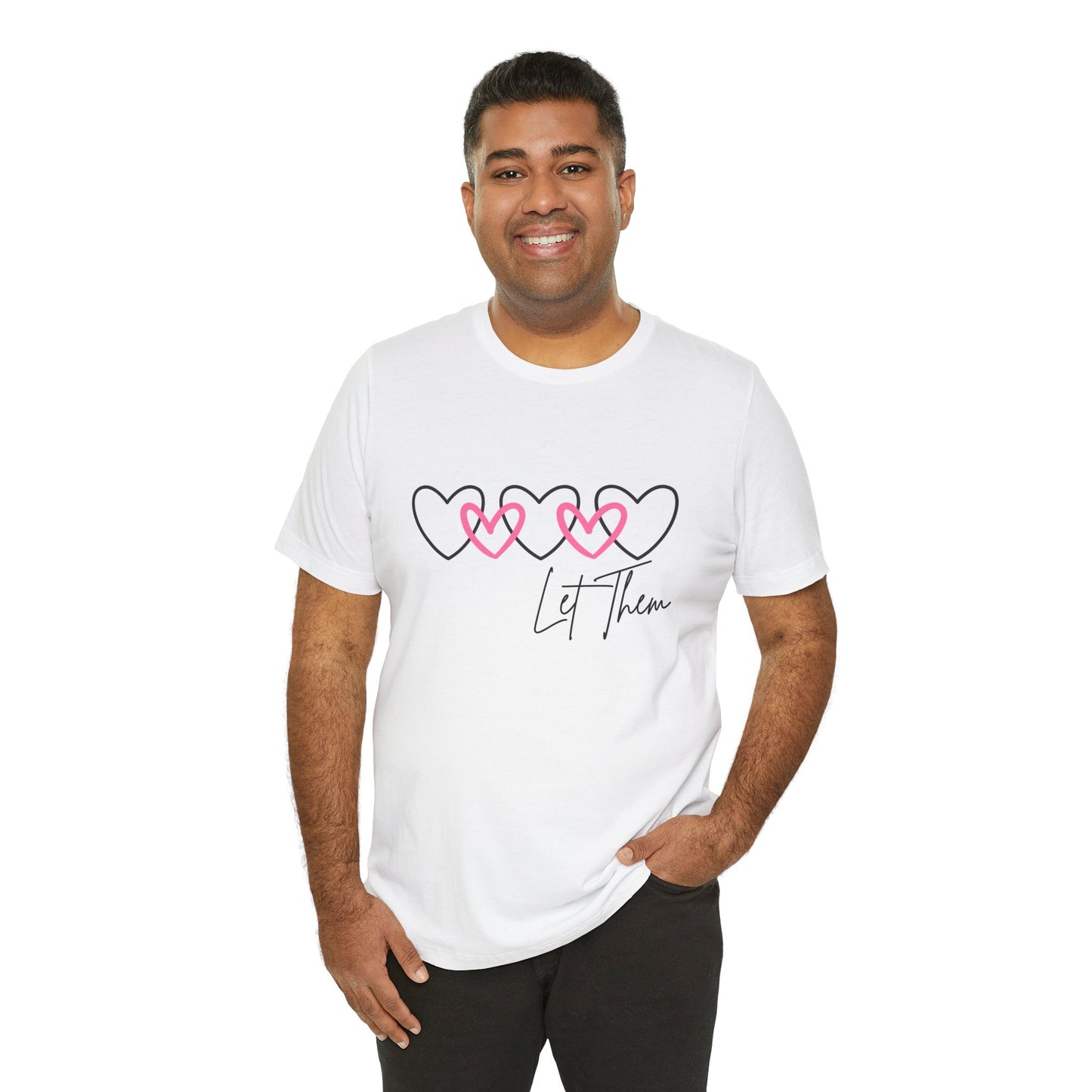 Let Them Love Unisex Tee - Heart Design