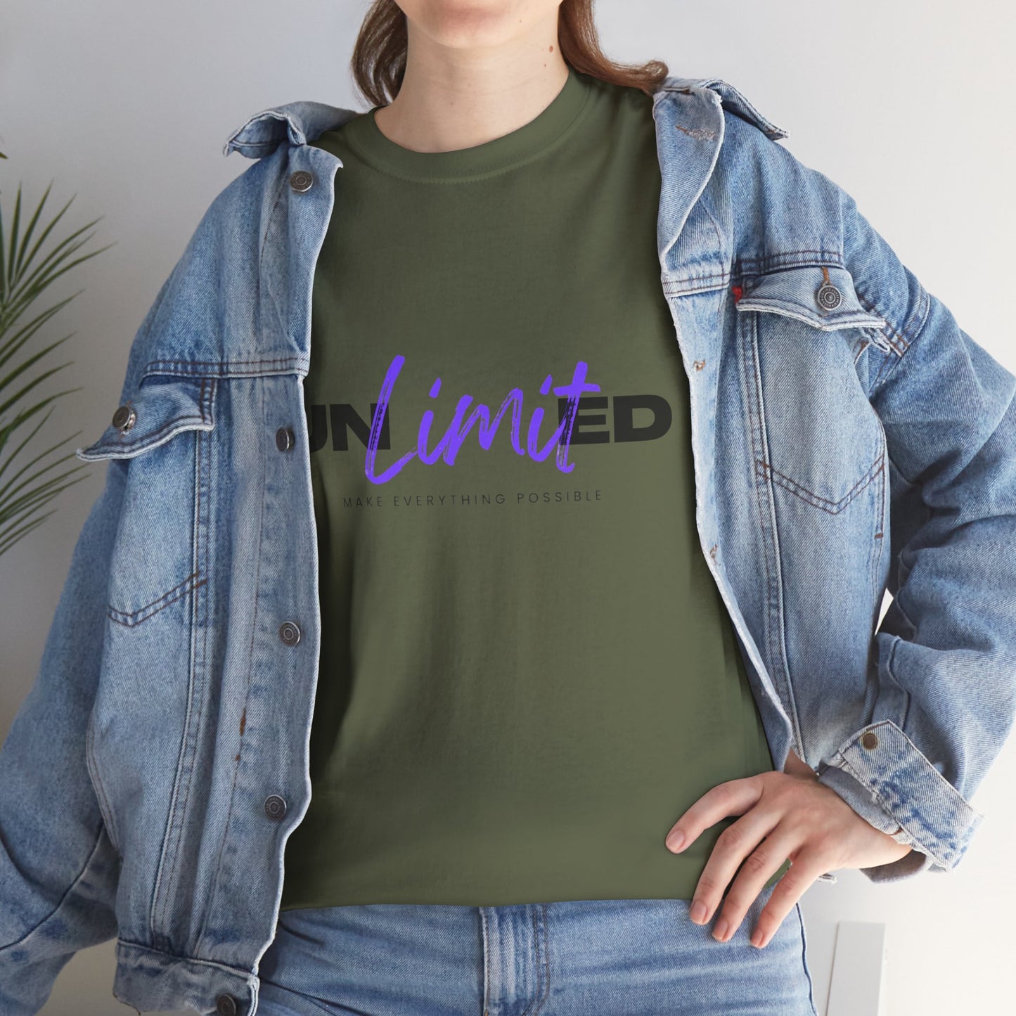 Unlimited Vibe Unisex Cotton Tee | Casual Wear, Gift for Friends, Motivational Shirt, Summer Style, Birthday Gift