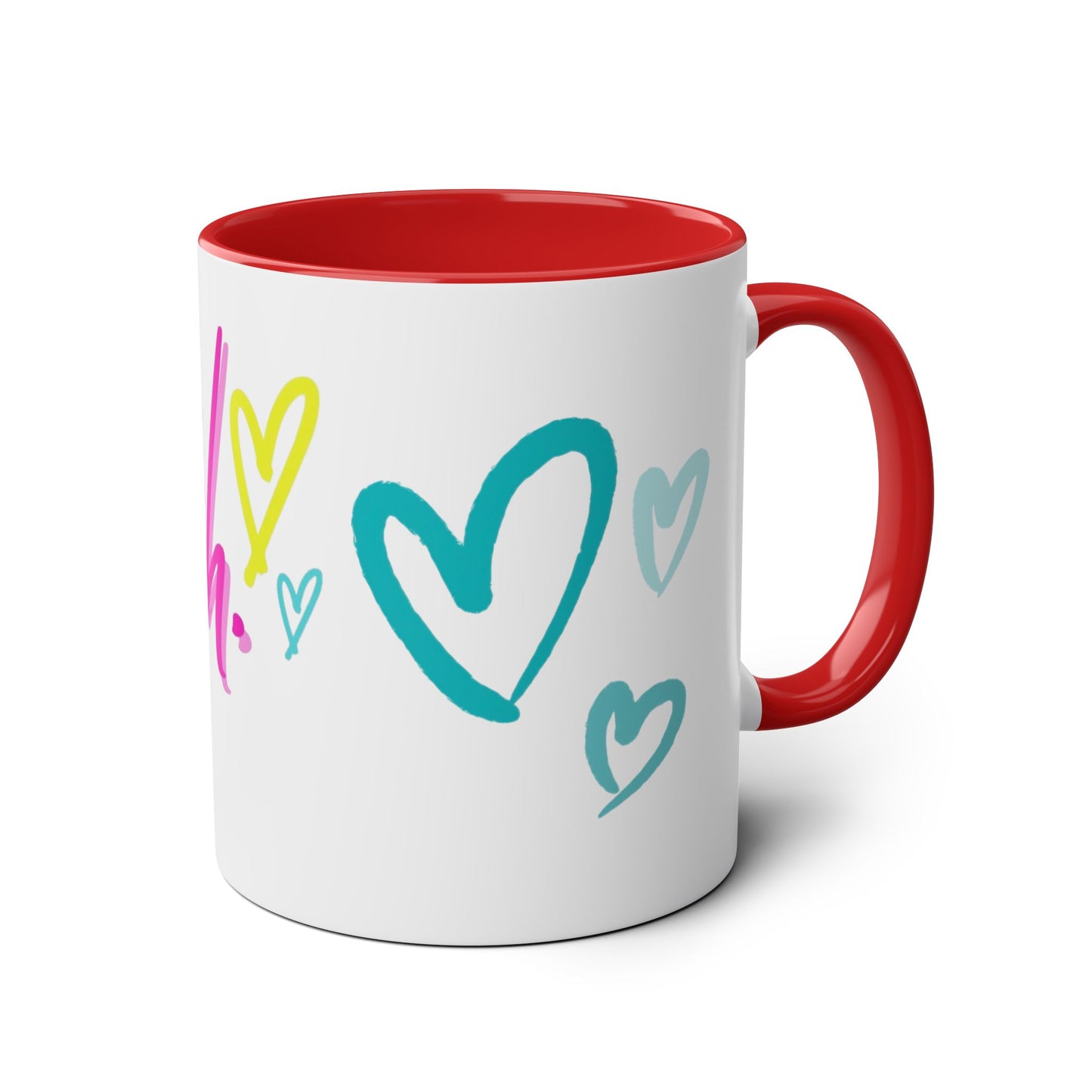 Inspirational Two-Tone Coffee Mug - You Are Enough, Motivational Gift, Self-Care Mug, Coffee Lover Gift, Cheerful Drinkware