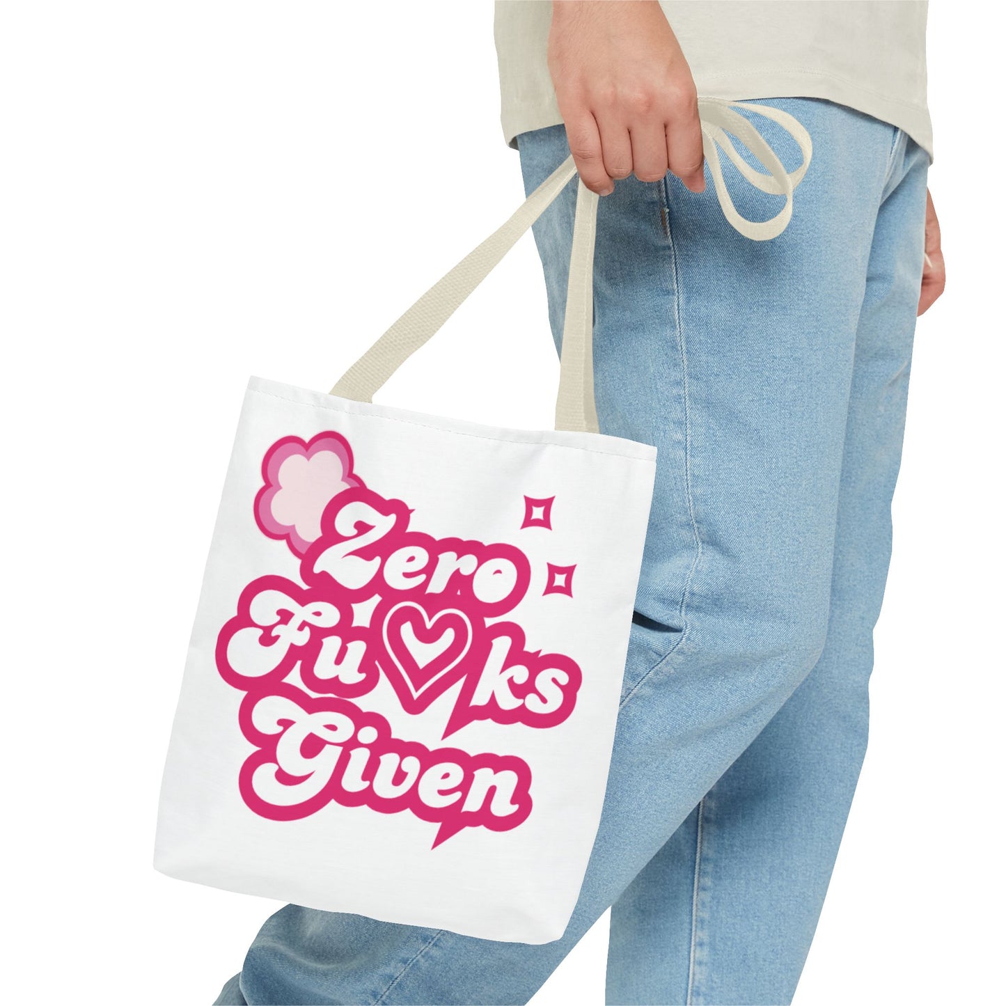 Zero F*cks Given Tote Bag - Fun and Sassy Statement Bag for Everyday Use!