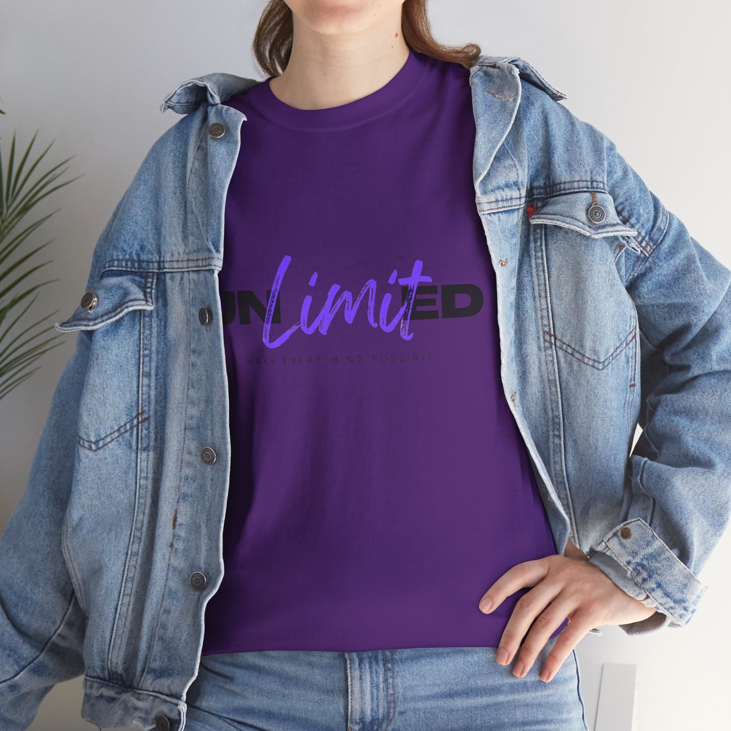 Unlimited Vibe Unisex Cotton Tee | Casual Wear, Gift for Friends, Motivational Shirt, Summer Style, Birthday Gift