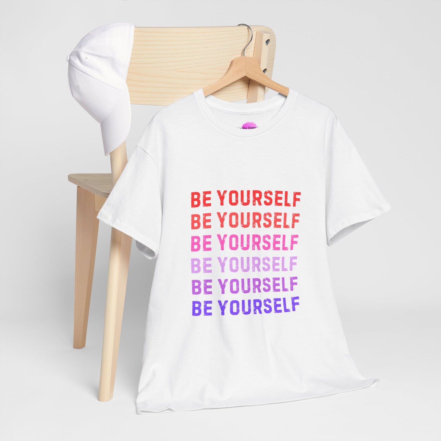 Bold Unisex Tee - Be Yourself Graphic Design