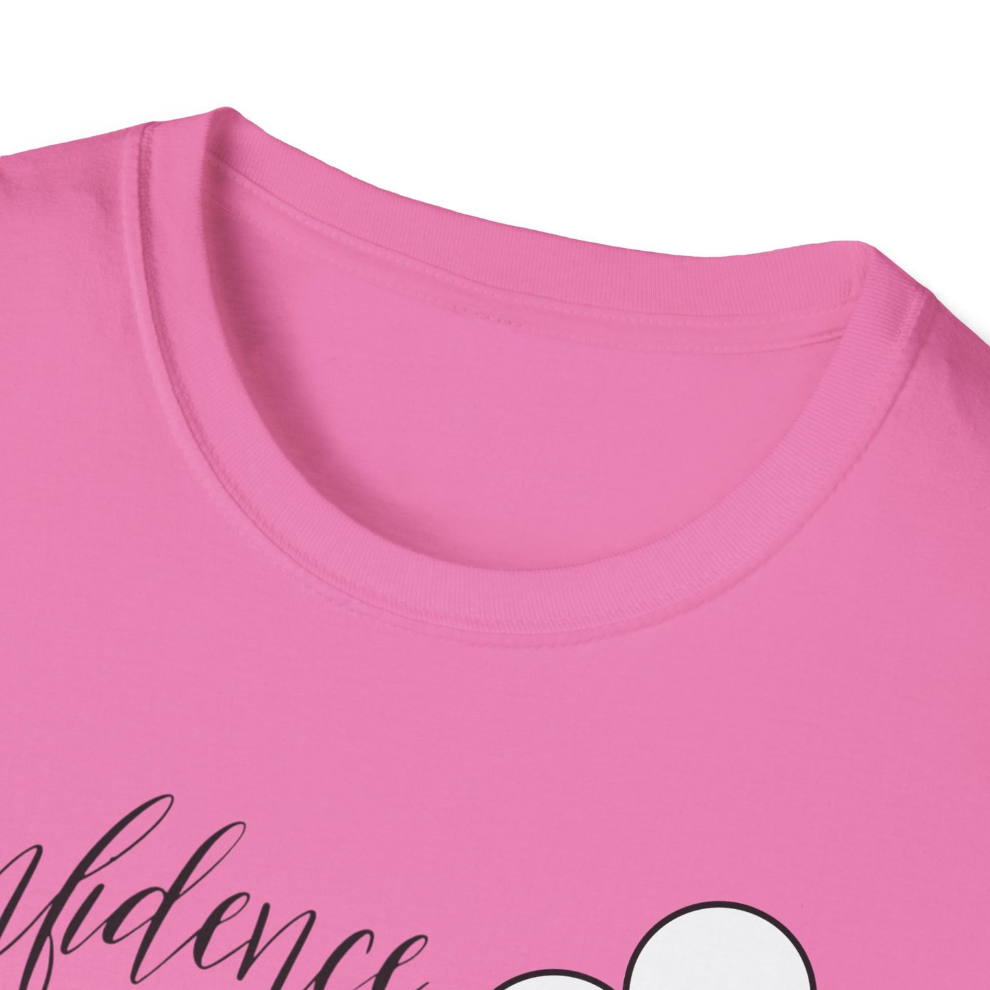 Confidence Has No Competition Softstyle T-Shirt - Motivational Floral Design