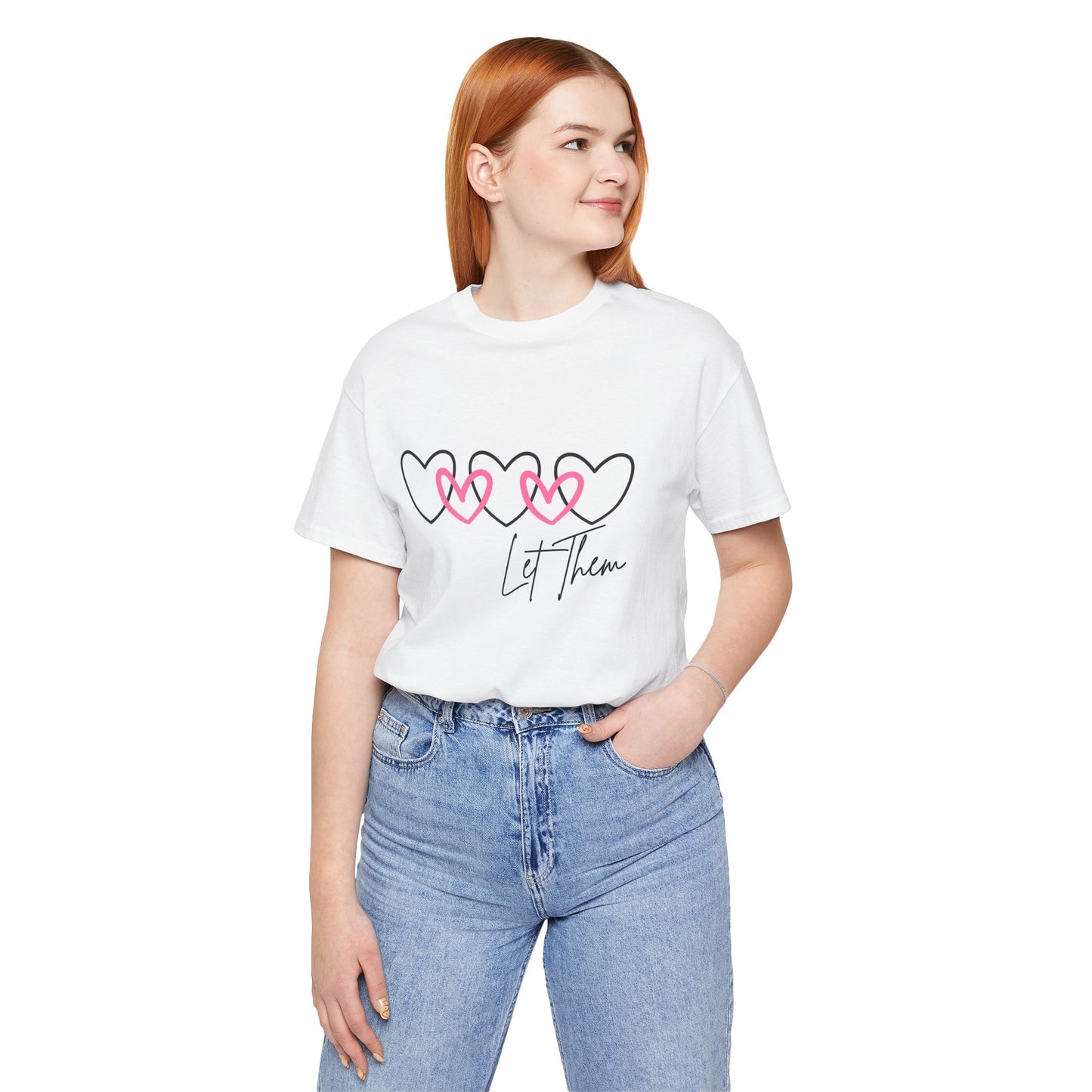 Let Them Love Unisex Tee - Heart Design