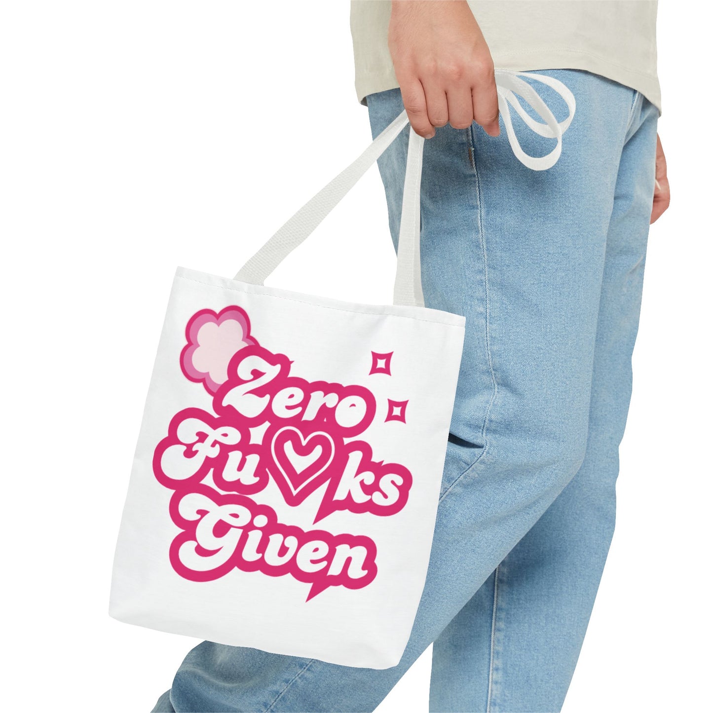 Zero F*cks Given Tote Bag - Fun and Sassy Statement Bag for Everyday Use!