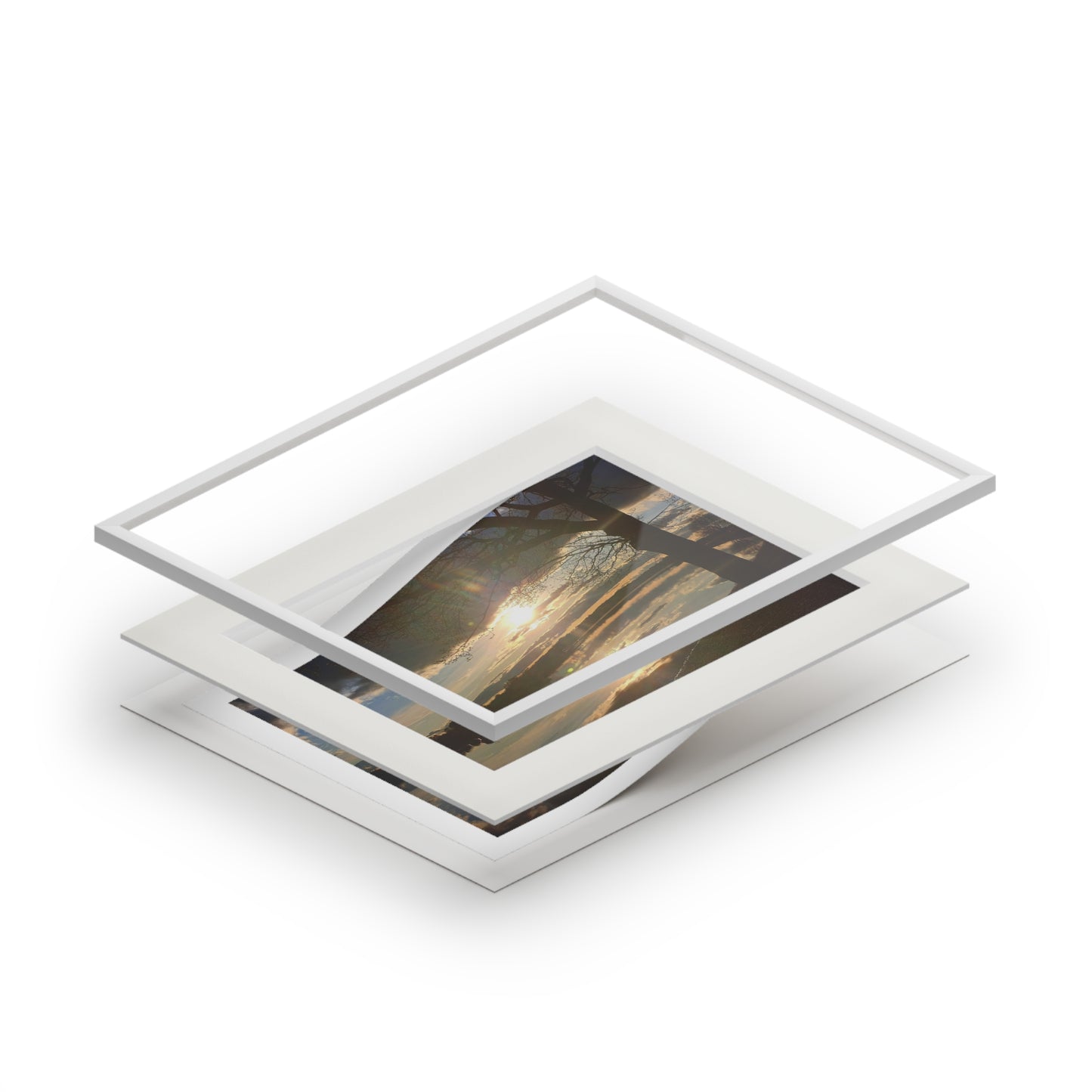 Fine Art Prints - Scottish Sunset Reflections
