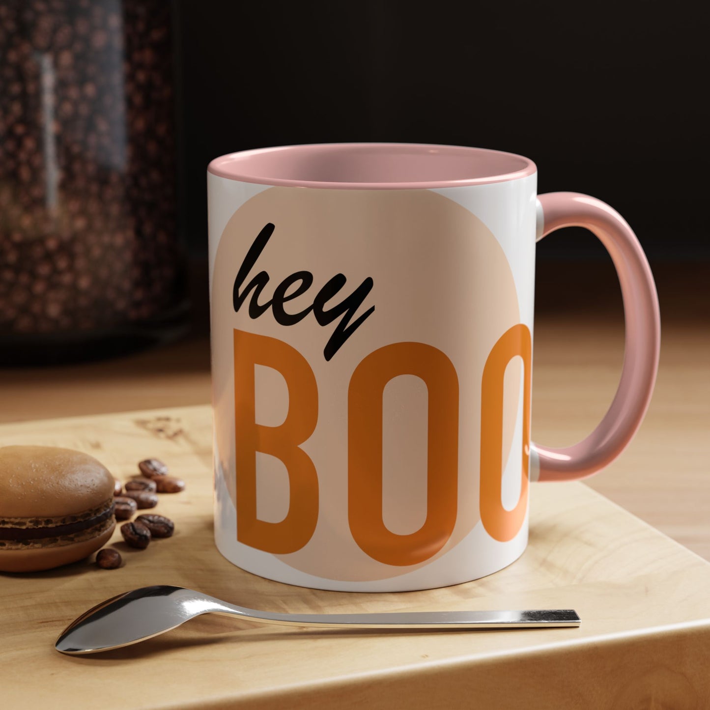 Mug - Hey BOO Halloween Accent Coffee Mug (11, 15oz)