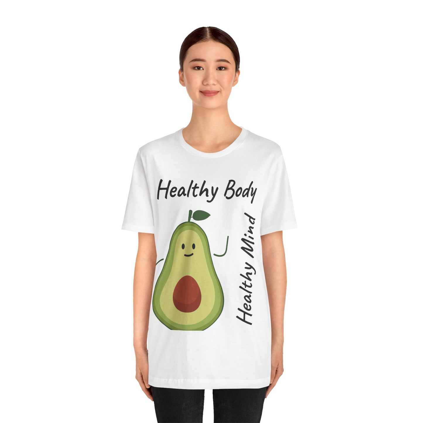 Healthy Body Healthy Mind AvacadoTee - Unisex Jersey Short Sleeve T-Shirt