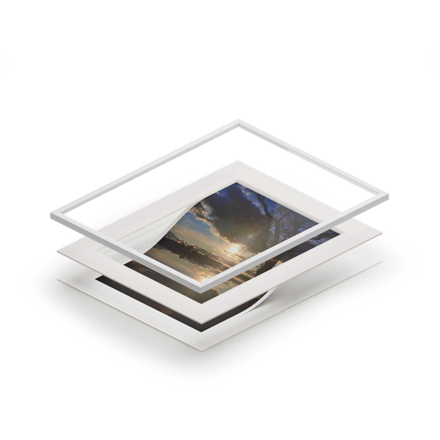 Fine Art Prints - Scottish Sunset Reflections