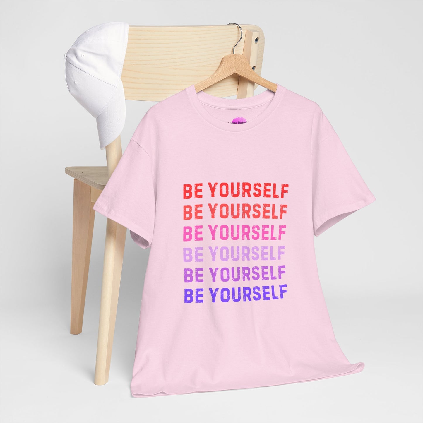 Bold Unisex Tee - Be Yourself Graphic Design